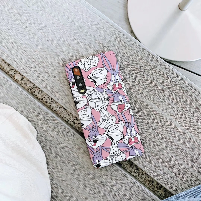 Чехол для телефона с милым мультяшным кроликом для huawei P20 P30lite Pro mate 20Pro Honor 9X10 20Pro 20i Nova 3 4 5Pro 5i мягкие чехлы