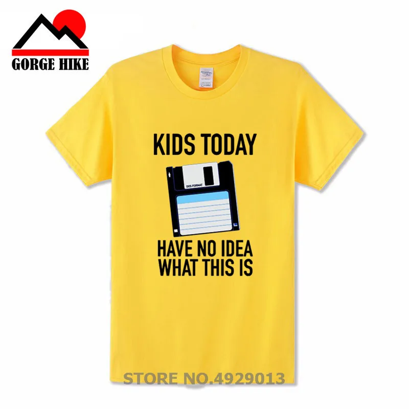 Computer 64 Ready internal storage T Shirt Console Keyboard Tees Disk Drive Start Screen Boot Cpu Tee 2019 Man diskette T Shirt
