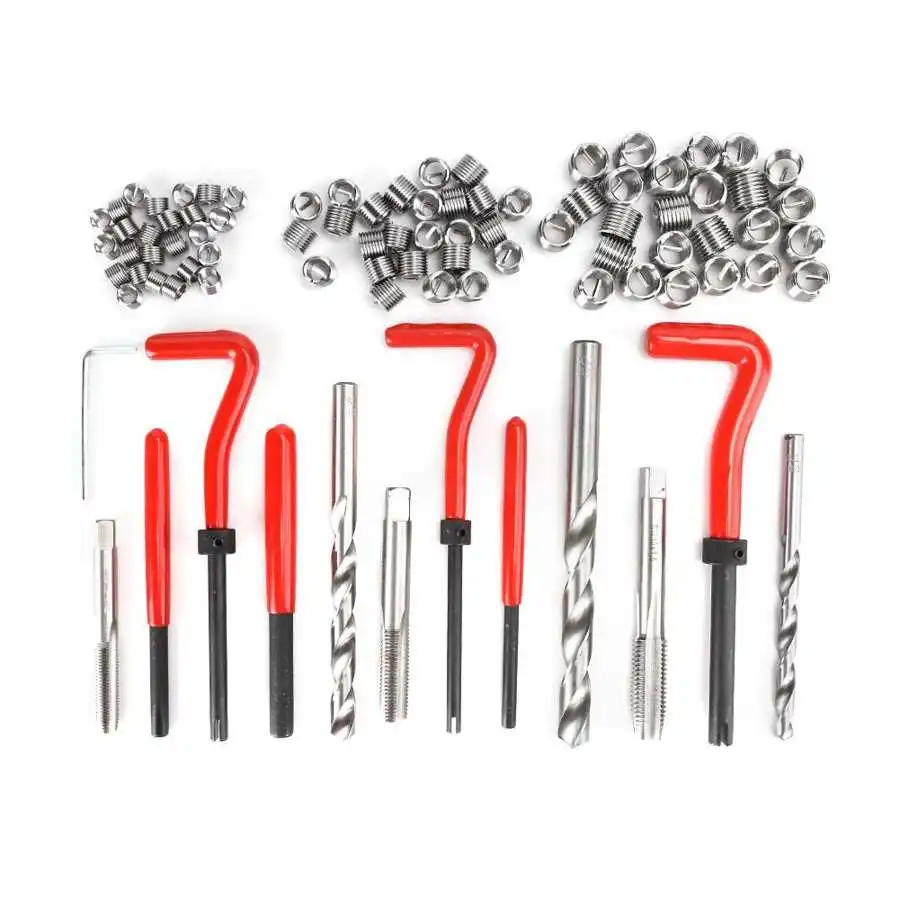 

door lock pins auto accessories 88pcs Thread Fix Kit Screw Joint Wire M6 M8 M10 Changing Tool Insert Industrial Equipment