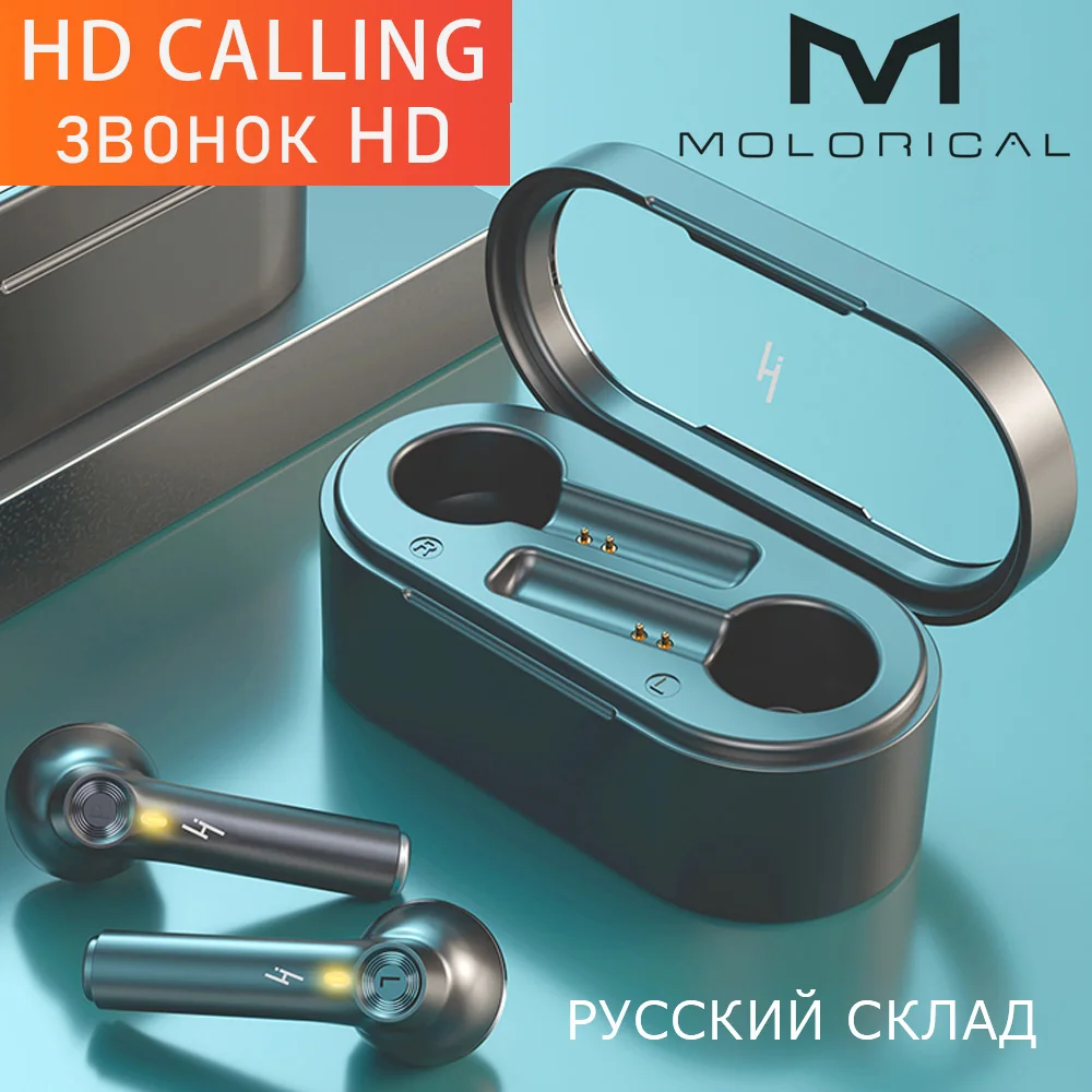 MOLO Bluetooth наушники HD с поддержкой звонков Беспроводной С микрофоном сенсорный