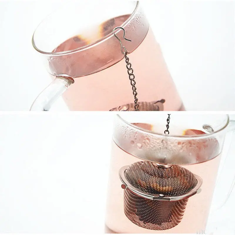 Нержавеющая сталь сетки Чай Infuser многоразовый фильтр Чай мяч Чай посуда