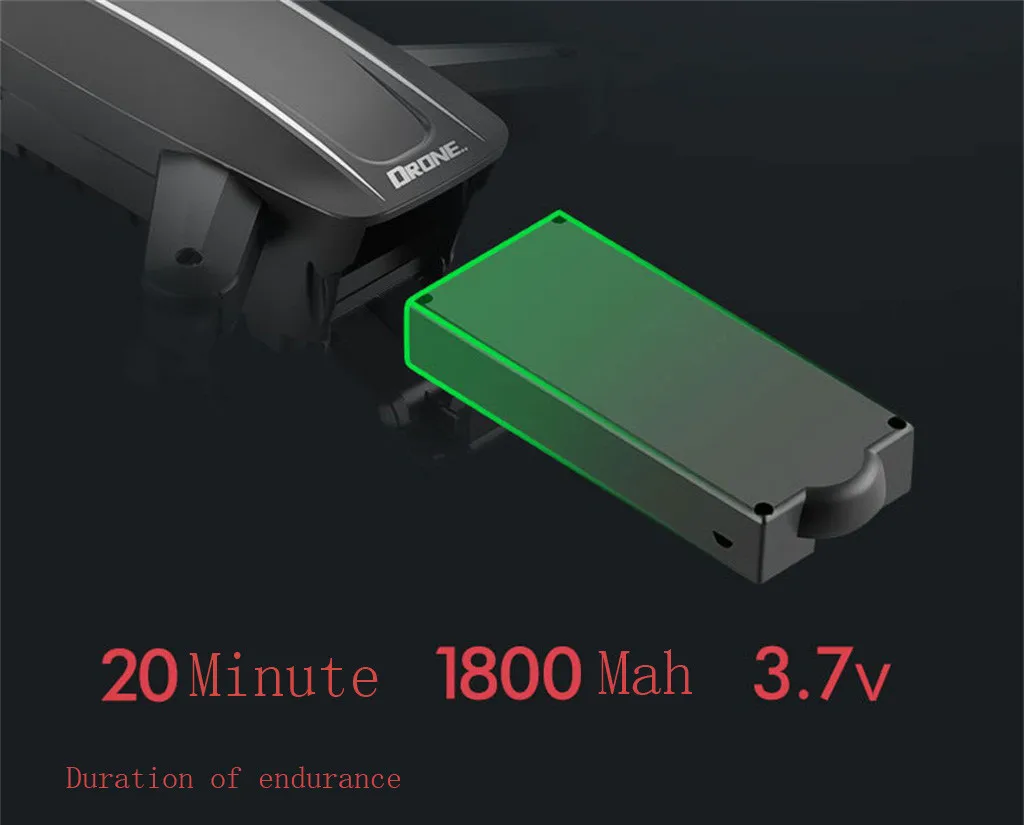 Wifi 4K камера HD Квадрокоптер 20 мин продолжительность полета высота удержания FPV Дрон пульт дистанционного управления игрушки aviao de control remoto