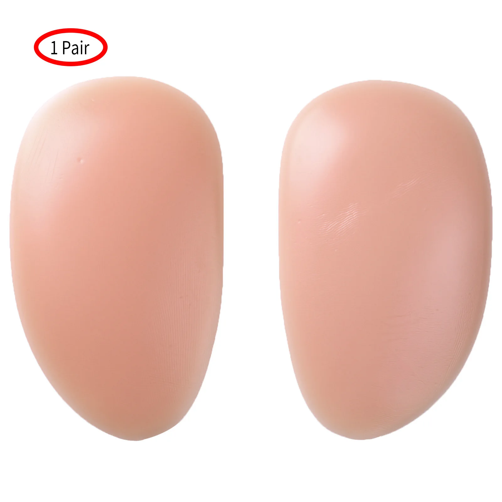 1 Pair Silicone Hip Butt Pads Buttocks Enhancers Inserts Comfortable Removable Reusable Hip Padding Padded Women Push Up Panties