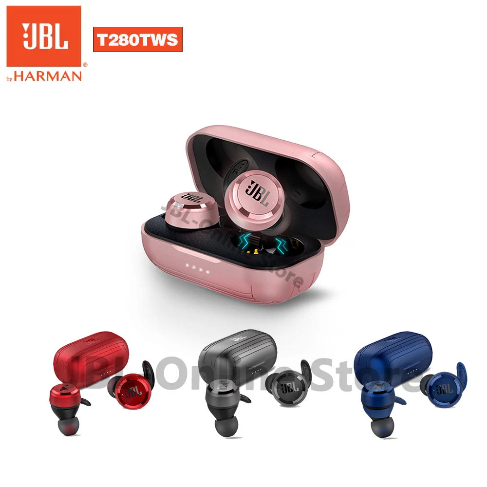 JBL TUNE 280 TWS беспроводные наушники T280TWS спортивные наушники-вкладыши с глубокими