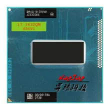 Процессор Intel Core, процессор i7 3632QM SR0V0 2,2 ГГц, четырехъядерный процессор с восьмиядерным процессором, 6 м, 35 Вт, разъем G2 / rPGA988B