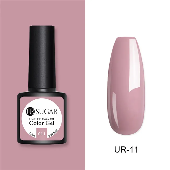 UR-11 Ur Sugar светящийся не протираемый верхний слой светится в темноте УФ светодиодный Гель-лак замачиваемый долговечный Гель-лак для ногтей маникюрный лак - Цвет: UR-11