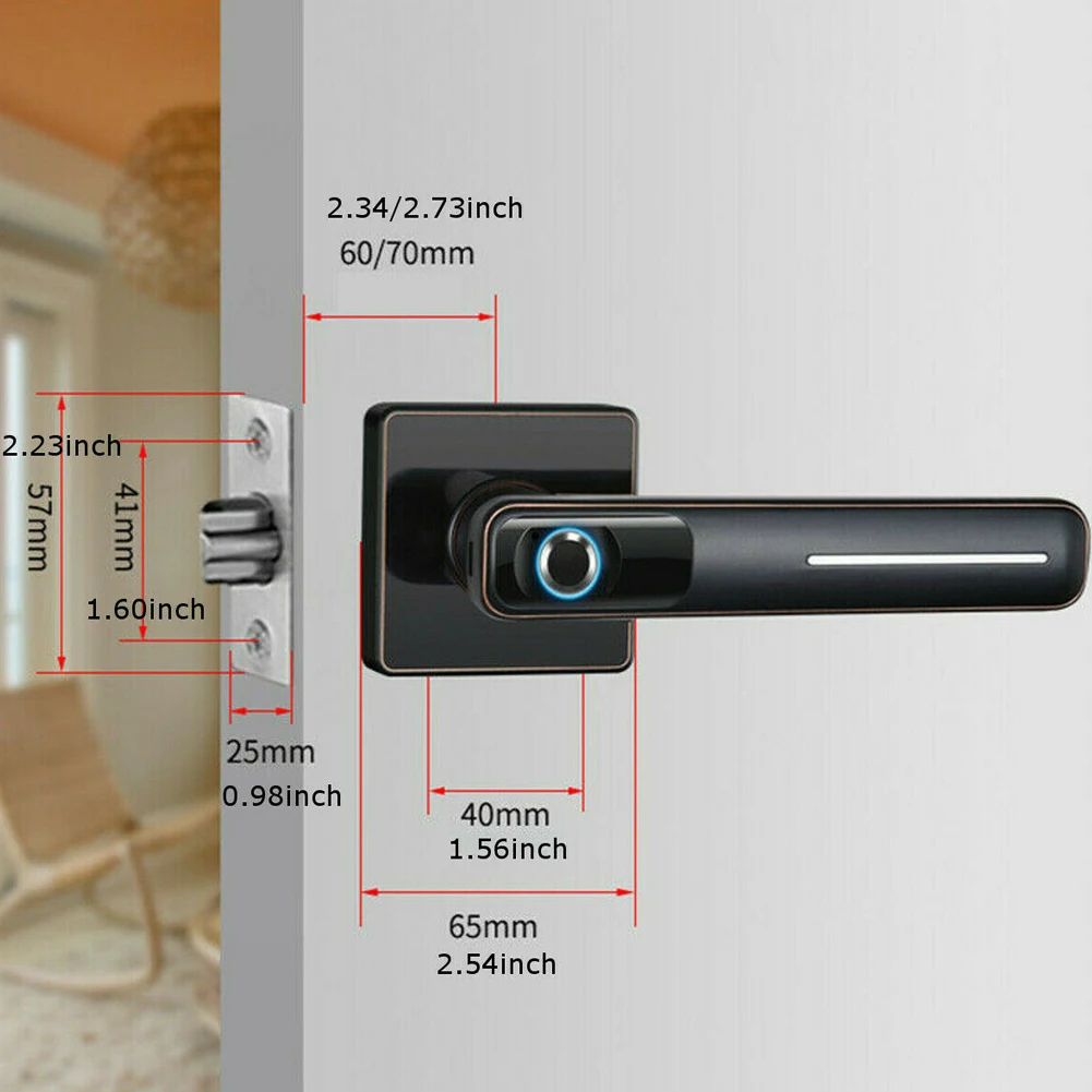 Smart Electronic Fingerprint Door Lock Security Safe Tools USB for Home Office GK99 Smart Electronic Fingerprint Door Lock Security Safe Tools USB for Home Office GK99