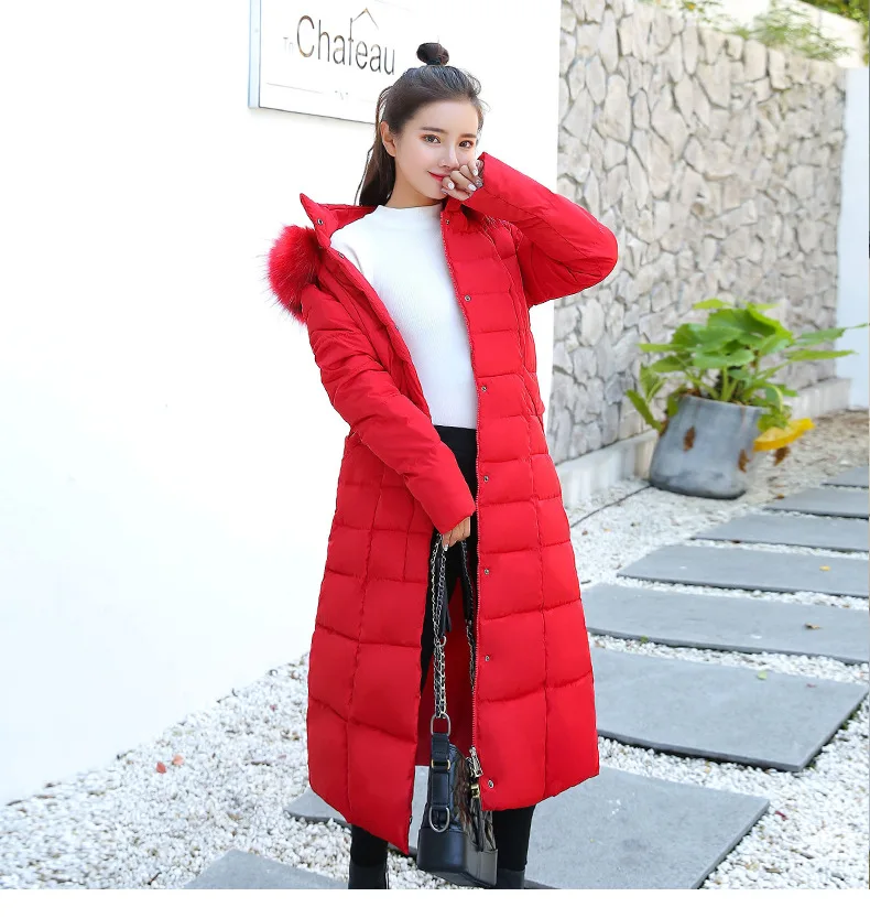 New Style Winter Coat Women's Thick Cotton-padded Jacket off Season Cotton Coat Winter Cotton-padded Clothes Long over-the