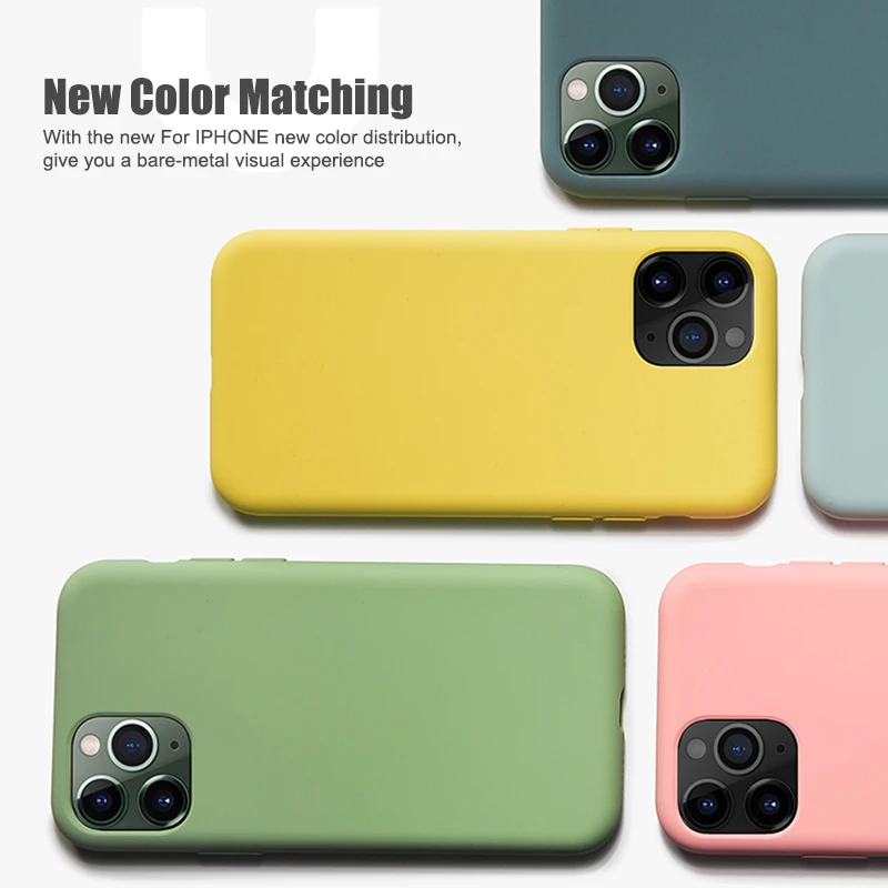 Противоударный жидкий силиконовый чехол для iPhone X XS 11 Pro Чехол для MAX XR чехол без логотипа Officia Fubndas для iPhone 6 s 6s 7 8 Plus
