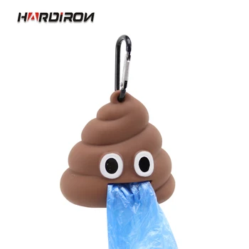 

HARDIRON Dog Poop Bag Fun Shape Dispenser Garbage Rack Dispenser + Dog Bag Set Pet Dog Garbage Cleaning Supplies