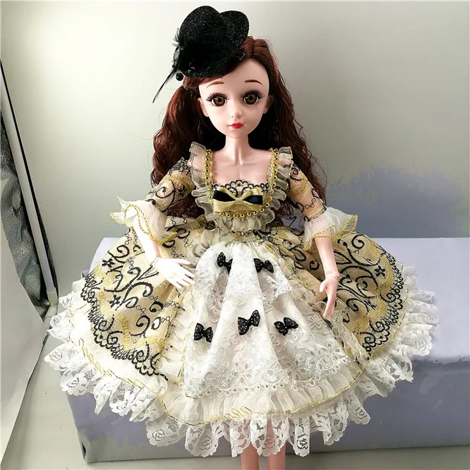 Синий 60 см красивое платье для куклы Bjd, Одежда для куклы, детские аксессуары для игрушек, 22 дюйма, модная одежда для куклы, аксессуары для девочек - Цвет: Синий