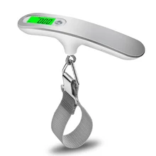 Balanza Digital de acero para pesar equipaje, minibalanza electrónica para pesca, Maleta de viaje, gancho colgante, cocina, novedad de 2022