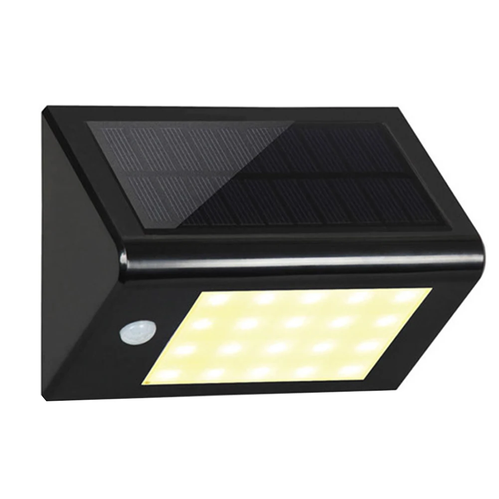 Подвал сад гараж настенный светильник Открытый водонепроницаемый датчик движения путь безопасности Сплит сарай крыльцо солнечная панель Питание