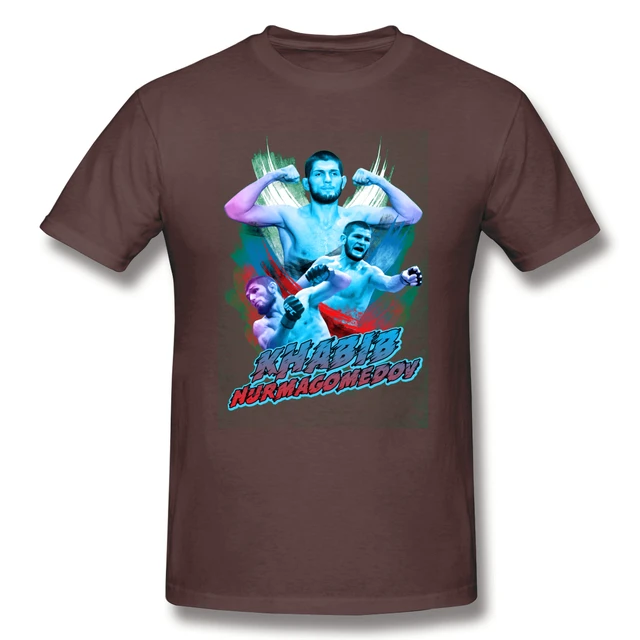 Nurmagomedov Daguestán luchador Khabib hombres cortas Básicas de manga novedad gráfico camiseta tamaño Eur|Camisetas| - AliExpress