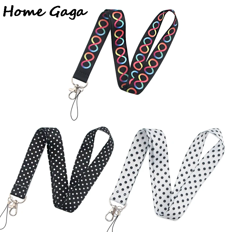 Homegaga Cartoon Wave Point Lanyards for Keys Whitsle Camera Cool Phone Neck Strap ID Badge Holders Hang Rope D2777 | Дом и сад