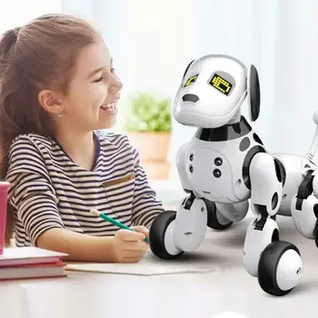 

Electronic Pet Toy Cute Animals Smart Children Remote Control Birthday Gift Led Interactive Educational RC Robot Dog Talking