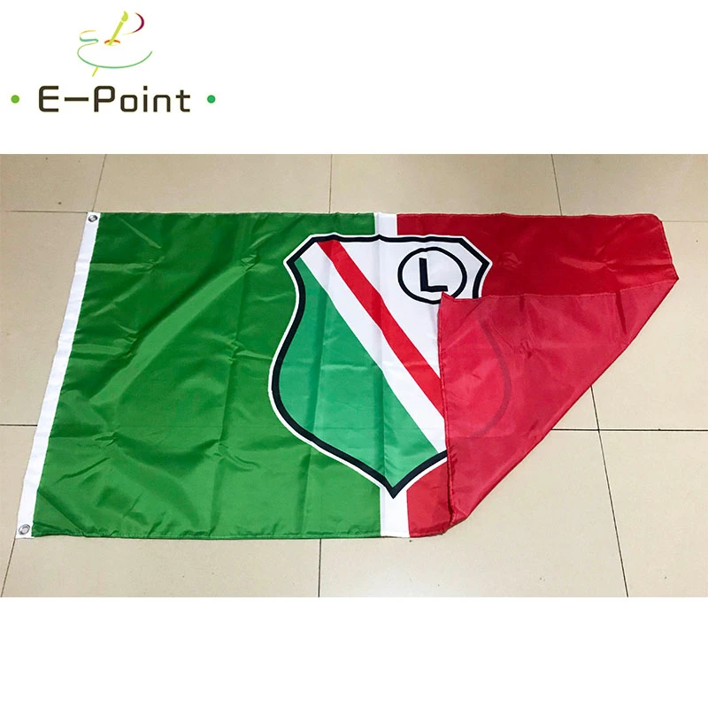 Польша Legia Warsaw 3ft* 5ft(90*150 см) размер рождественские украшения для домашнего флага баннер подарки