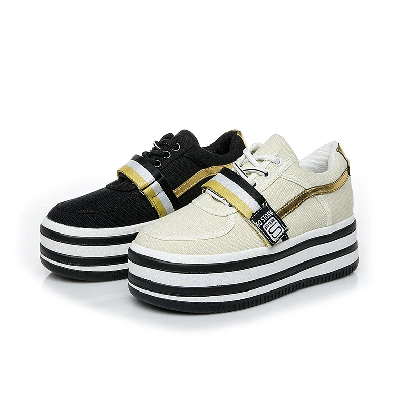 Женская Повседневная обувь новая женская на толстой рифленой подошве Обувь