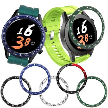 

Metal Frame Edge Cover Film Glass Screen Protector For Amazfit GTR 47MM Bezel Ring Dial Scale Speed Tachymeter Protective Case