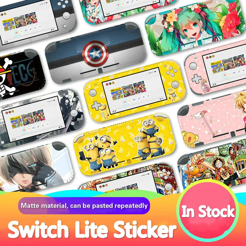 

Anime Switch Lite Sticker Vinyl Screen Skin Stickers for Nintendo Switch Lite NS Console Nintend Switch Lite Skins Sticker
