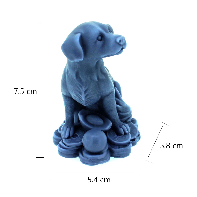 3D силиконовая форма для мыла для собак, форма для мыла ручной работы