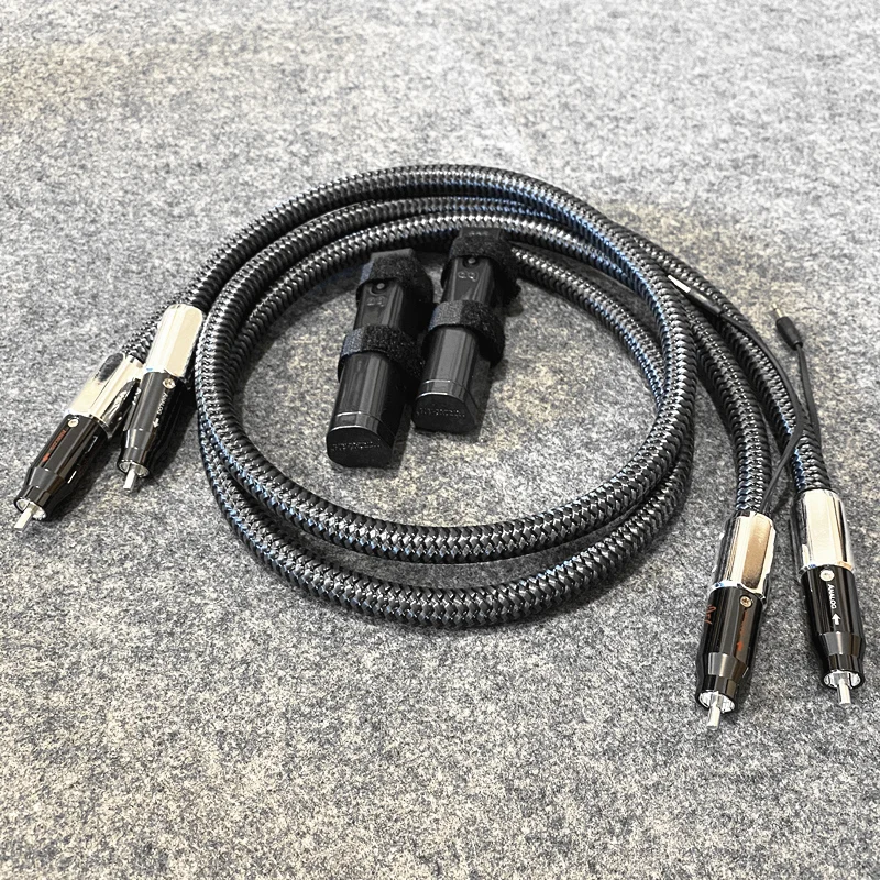 US $162.54 HiFi Audio Line WEL Signature PSS Silver RCA Cable with 72V DBS