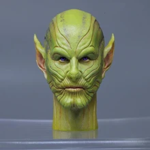 1/6 Alien Skrull Talos скульптура головы для 12 дюймов фигурки DIY