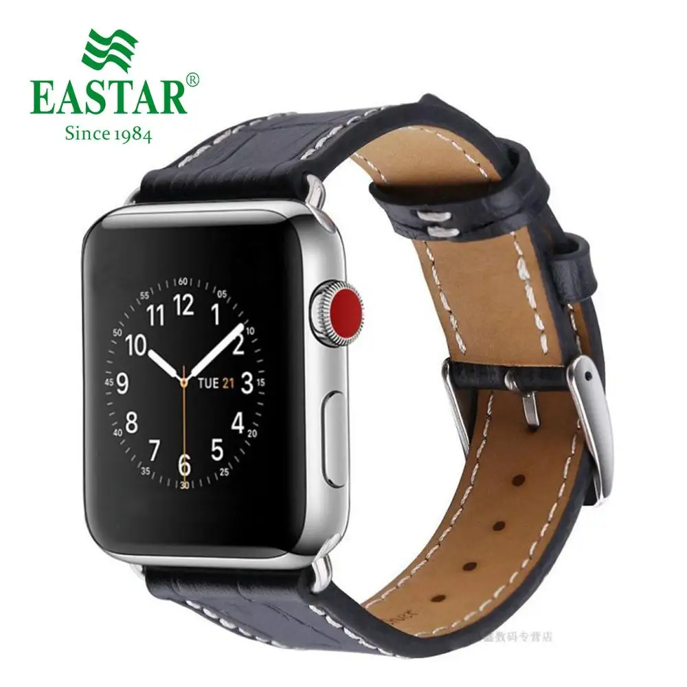 Кожаный ремешок для apple watch ремешок петли, 42 мм, 38 мм, ремешок для наручных часов iwatch, Версия 44 мм 40 мм 5/4/3/2/1 браслет аксессуары - Цвет ремешка: Black white