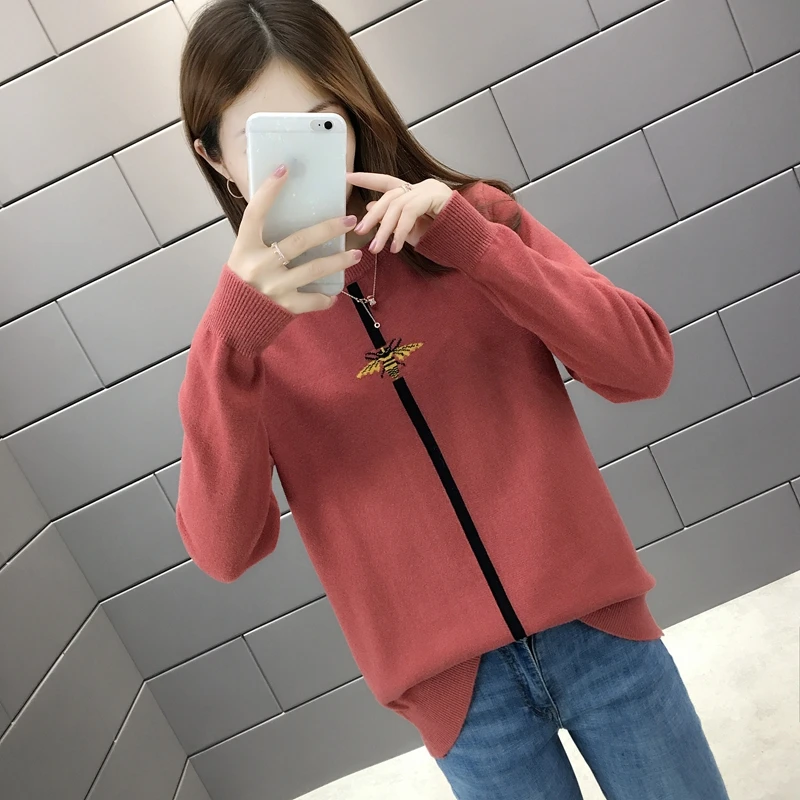 Кристальная шерстяная Вертикальная трикотажная sweater-0740ag-3675