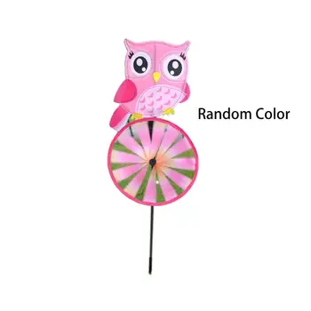 

Owl Cycling Windmill Wind Spinner Yard Lawn Garden Decor Outdoor Toys Kids Gift