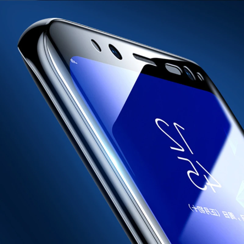 2в1 защитное стекло бронированное для samsung galaxy s8 plus защита экрана samsum galax s9 s 8 9 8s cam с объективом камеры стекло 3d