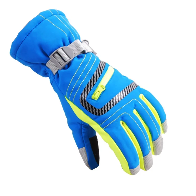 Мужские лыжные перчатки флисовые перчатки для сноуборда снегоходы мотоциклетные зимние перчатки ветрозащитные водонепроницаемые унисекс Зимние перчатки