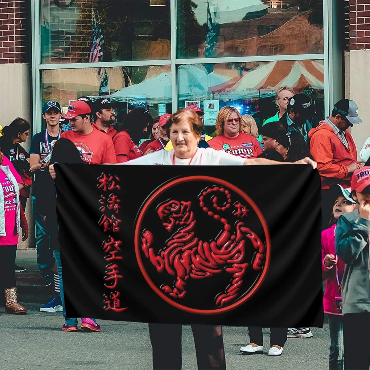 Shotokan Karate Accessories Martial Art Flag Shotokan Flag Karate