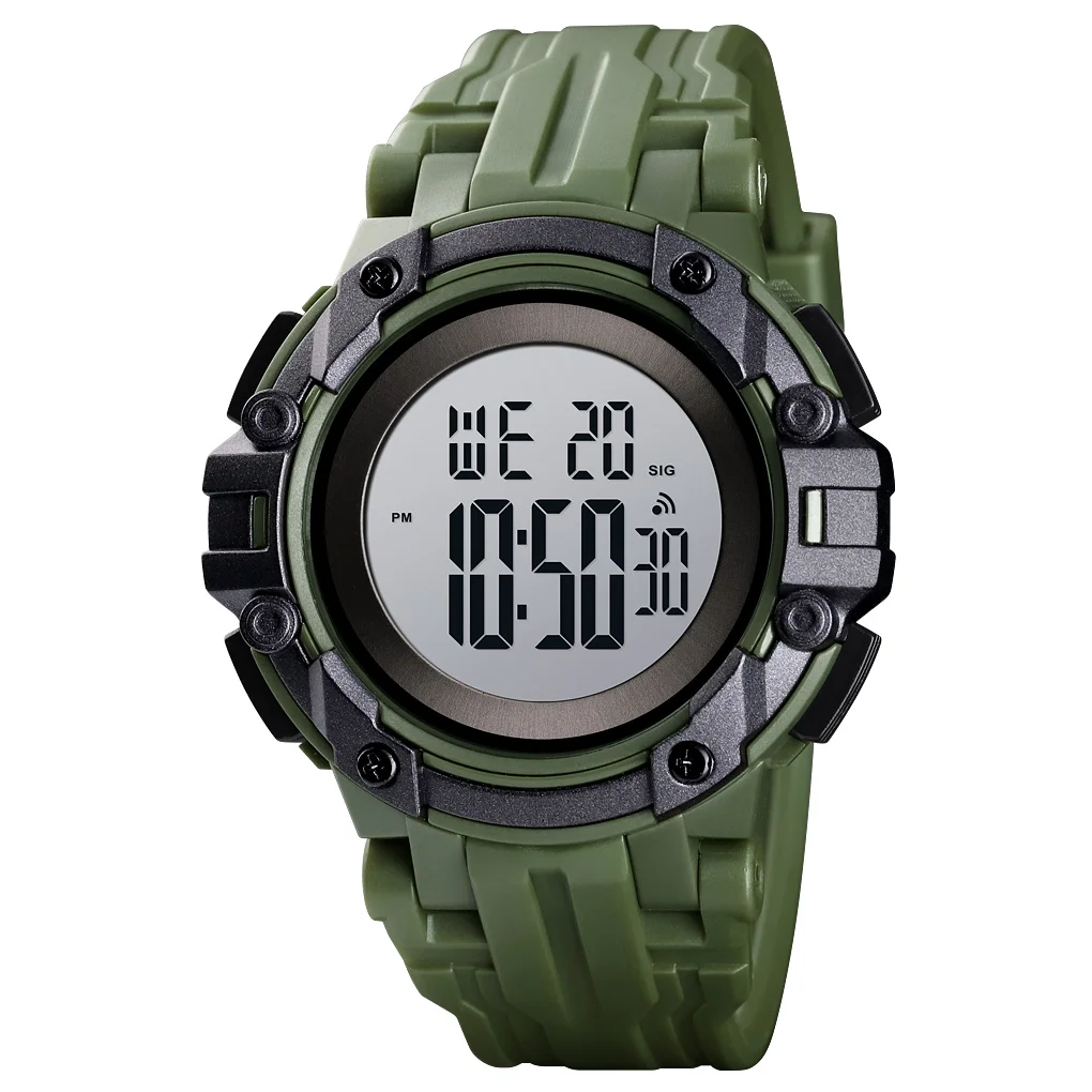 Waterproof 50M Sports Watch Cool style EL light Watches Men Military Army Mens Watch Digital Wrist Watch Stopwatch