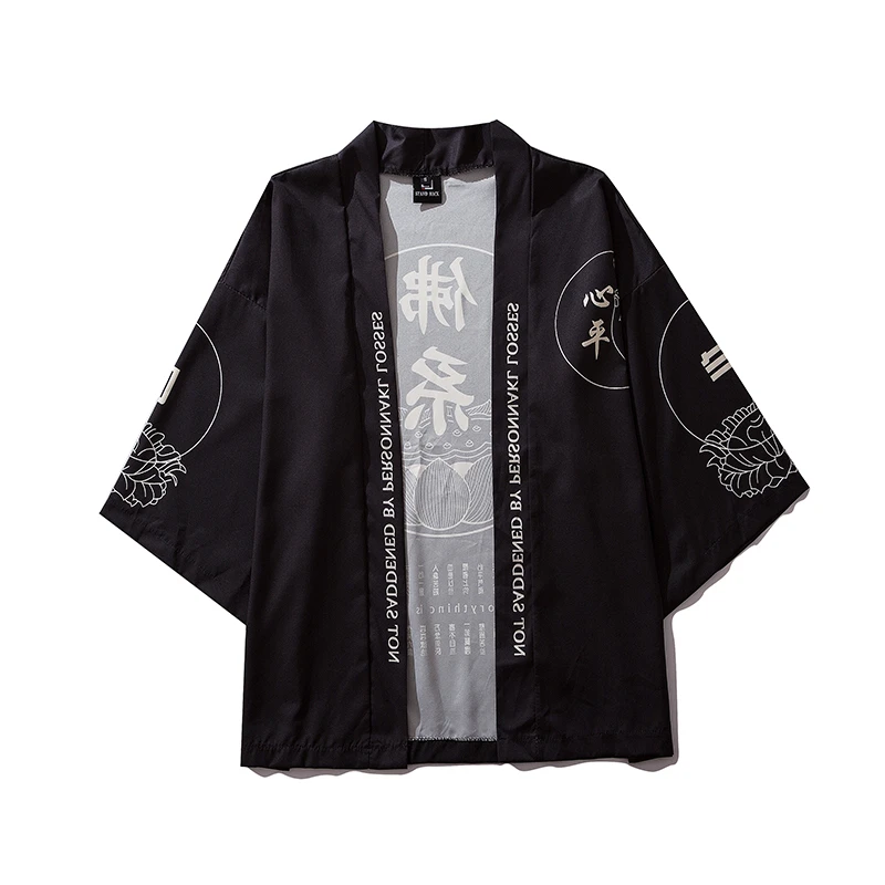 Bebovizi Male Kimono Cardigan Japanese Kimono Men Cardigan Shirt Blouse Yukata Men Haori Obi Traditional Samurai Clothing japanese kimono japanese kimono cardigan japanese kimono shirt