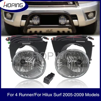 

Hoping Front Bumper Fog light Upgrade Kit For TOYOTA 4 Runner For Hilux Surf 2005 2006 2007 2008 2009 Additional Foglight Set