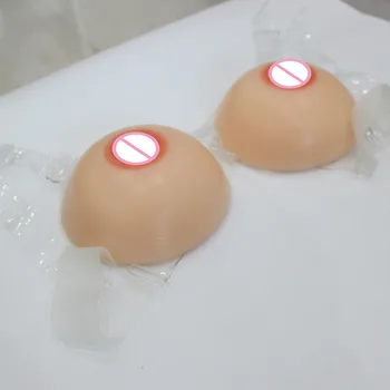 

Selling Round Shape Breast Form Transvestism Fake Chest Boobs Silicone Material For Crossdresser