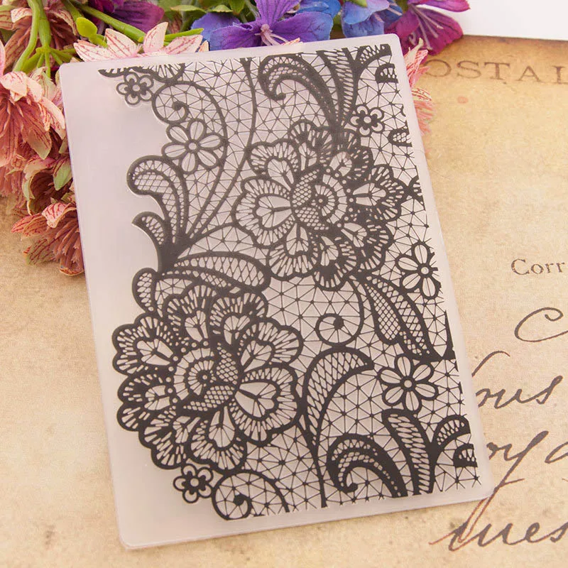 

1Pcs DIY Scrapbooking Plastic Making Paper Card Eco-friendly Embossing Folders Stencils Photo Album Decor Wedding Decoration