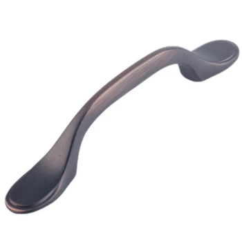 

25 Pcs - Oil Rubbed Bronze Cabinet Hardware Footed Handle Pull - 3inch Inch (76mm) Hole Centers