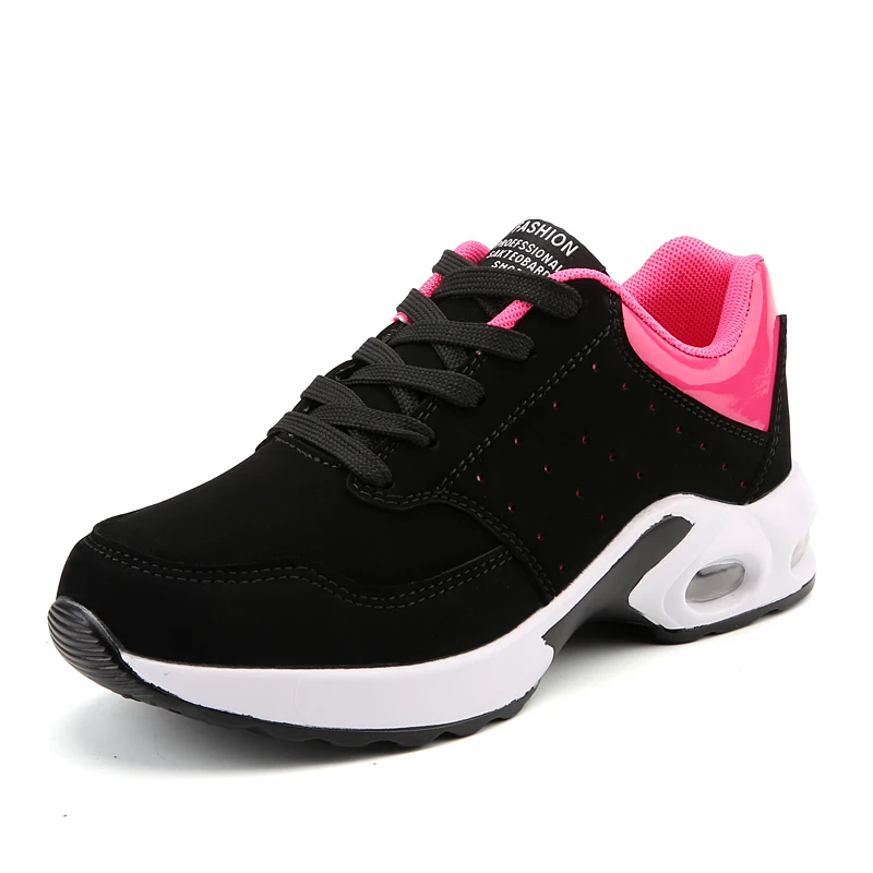 Tenis feminino; теннисная обувь для женщин; черные кожаные кроссовки; зимняя плюшевая мужская спортивная обувь; кроссовки на платформе; Zapatos De Mujer - Цвет: Розовый