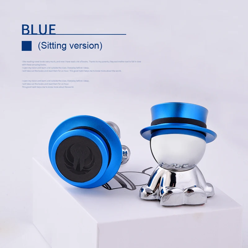 Sitting Blue Автомобильный нескользящий держатель для телефона приборная панель силиконовый чехол для телефона Mini Cooper S R50 R52 R53 R55 R56 R60 R61 F54 F55 F56 F60 аксессуары - Название цвета: Sitting Blue