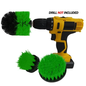 

3Pcs/Set Power Scrubber Drill Brush Drill Attachment Kit for Cleaning Pool Tile, Flooring, Brick, Ceramic, and Grout#22