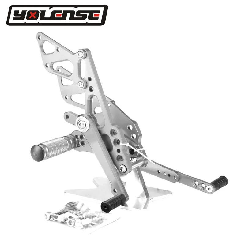 Для SUZUKI GSXR1000 GSXR 1000 GSX-R1000 2009-2013 мотоцикл CNC алюминиевая подставка для ног задние наборы регулируемые Задние подножки