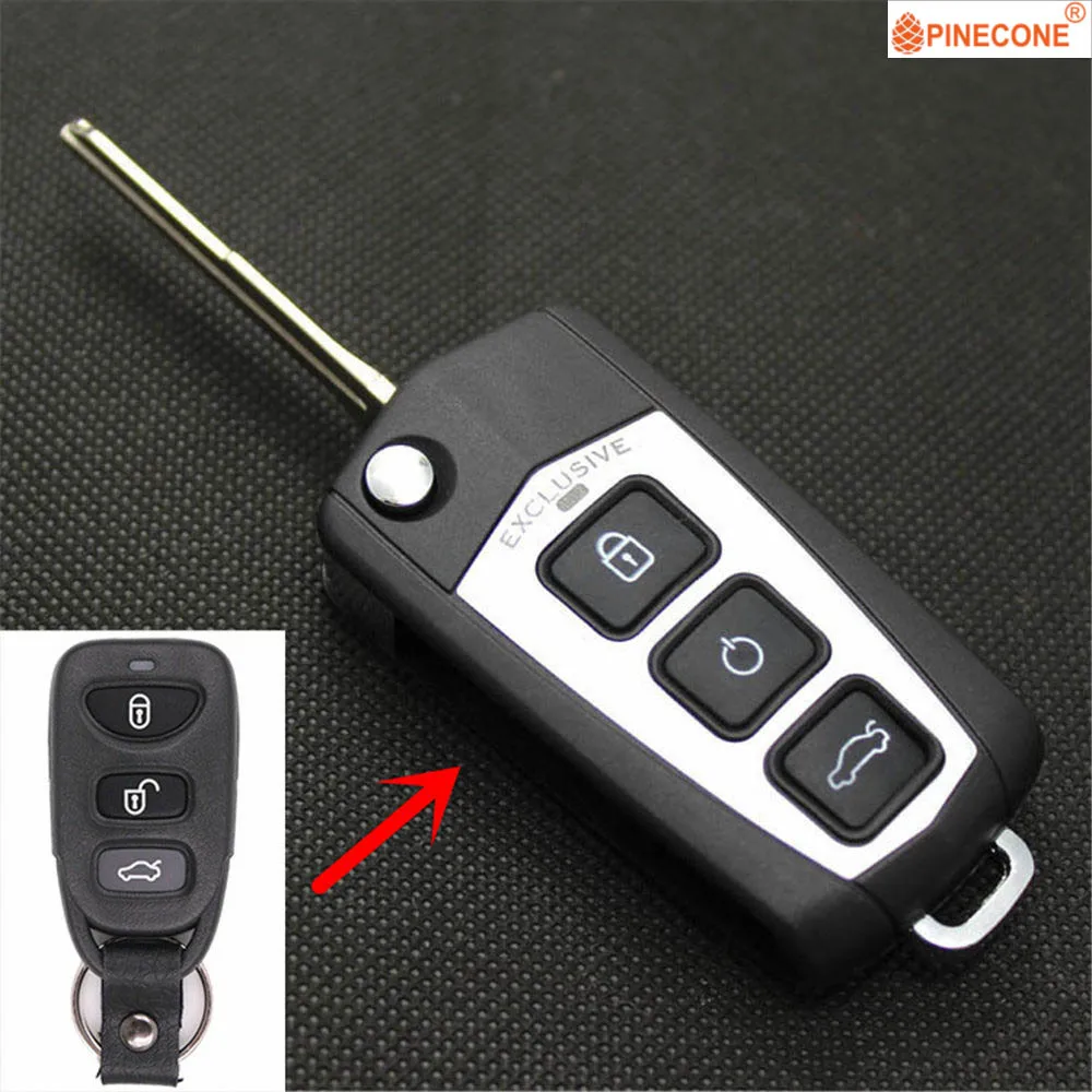 PINECONE для ключа чехол Kia Sportage Cerato Форте автомобильные аксессуары брелок 3 + 1 и