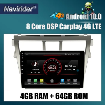 

Built in 4G Lte car Intelligent navigation tape recorder 10 android car gps radio multimedia player for toyota Vios 2007 2013