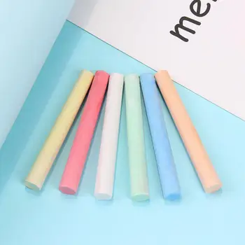 

100Pcs Dustless Chalk Sticks Blackboard Painting Pen Non-Toxic Colorful School Chalk for Teacher Student Art Supplies Stationary