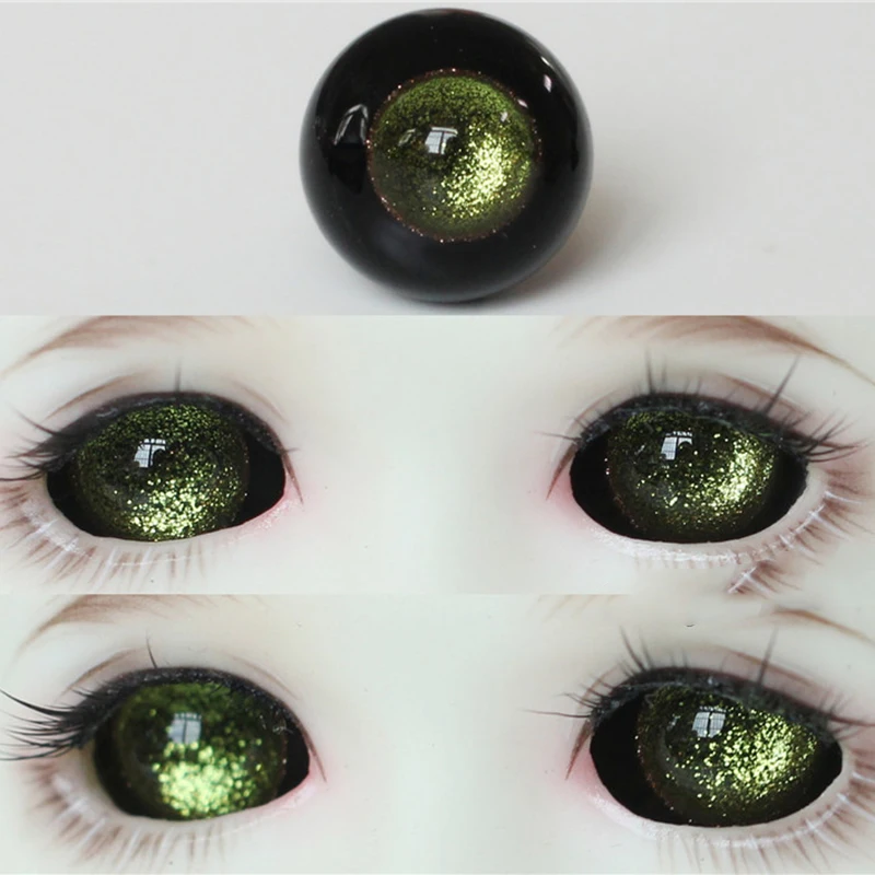 BJD eyes блестящие черные красные золотые стеклянные глаза для куклы без зрачков 12 мм 14 мм 16 мм 18 мм для куклы BJD ручной работы глаз для кукол 1/4 1/6 1/3