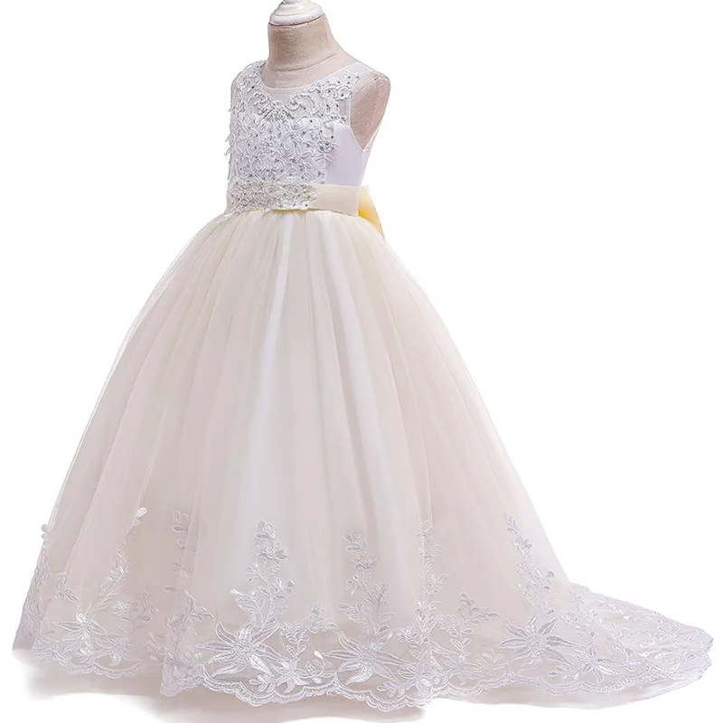 Girls Summer Dress Long Ball Gown Evening Dress Kids Dresses Girls Children Prom Princess Party Wedding Dress 10 12 Years