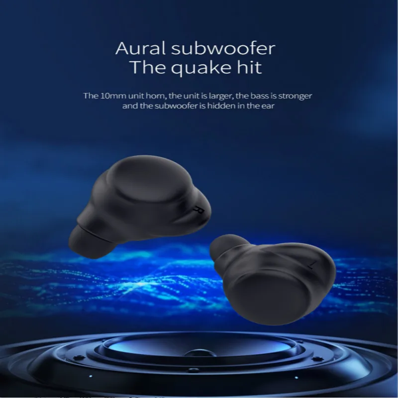 

Wireless Bluetooth 5.0 Earphones HIFI Sound Quality Touch Control Portable Noise Cancelling Long Standby Time Headset