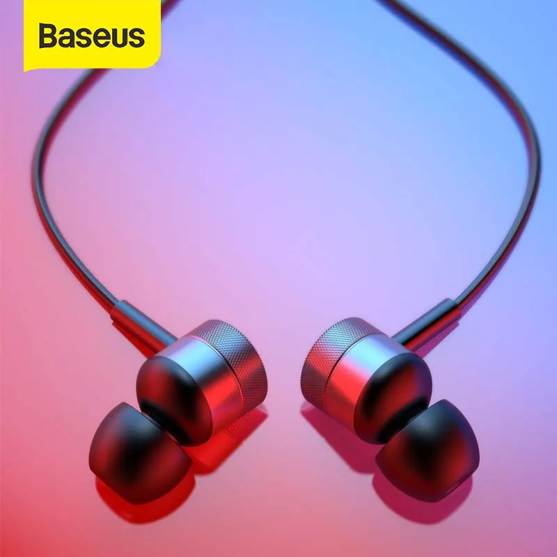 Baseus H04 наушники стерео гарнитура вкладыши 3 5 мм разъем проводные с микрофоном для